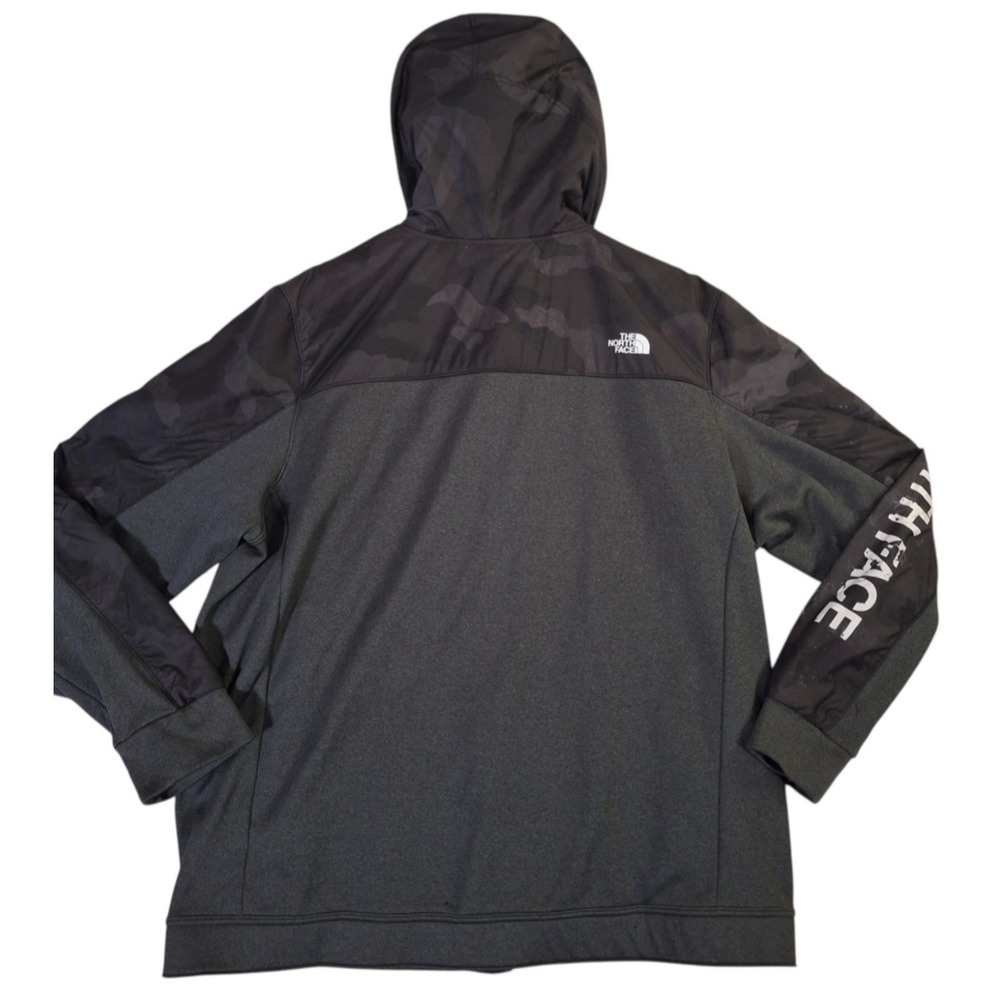 The North Face Essential Jacket Men's 2XL Black Spellout Hooded - Picture 3 of 11